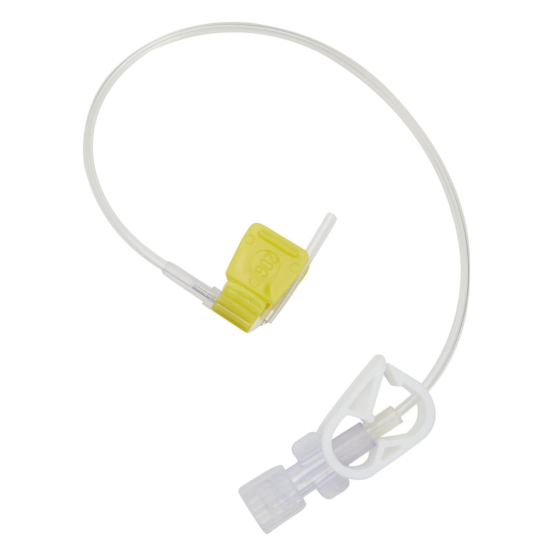 Kawasumi Huber Infusion Set 20 Gauge 1 Inch 8 Inch Tubing Without Port (356899_CS) 100/CS
