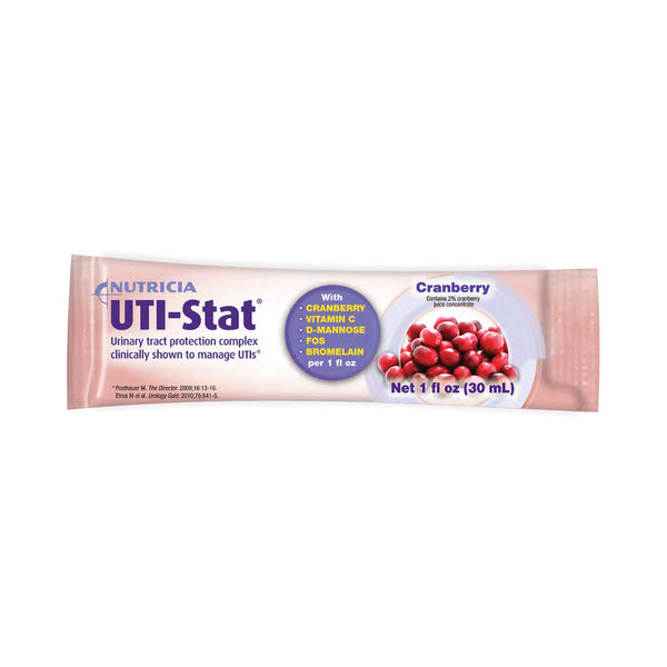 UTI-Stat® Oral Supplement Cranberry Flavor Liquid 1 oz. Individual Packet (860996_EA) 1/EA