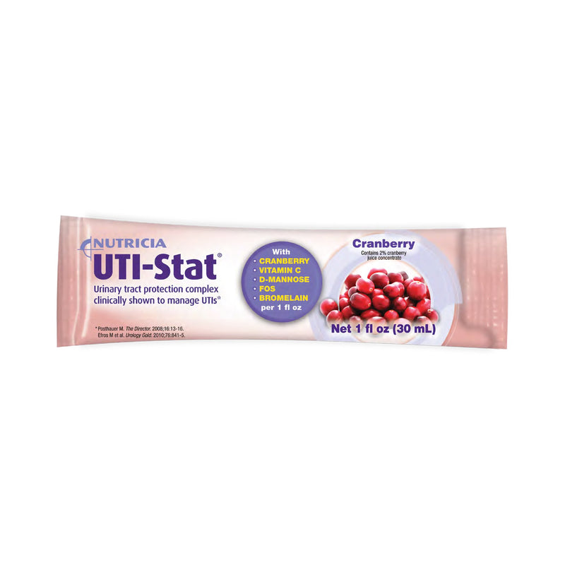 UTI-Stat® Oral Supplement Cranberry Flavor Liquid 1 oz. Individual Packet (860996_EA) 1/EA