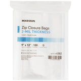 McKesson Reclosable Bag 9 X 12 Inch Polyethylene Clear Zipper Closure (911644_BX) 10/BX