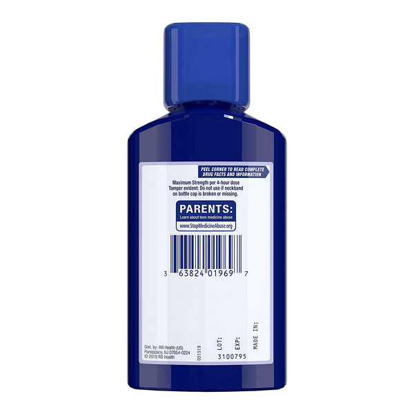 Mucinex® Fast-Max™ Cold and Cough Relief 20 mg - 400 mg - 10 mg / 5 mL Strength Liquid 6 oz. (1044221_EA) 1/EA