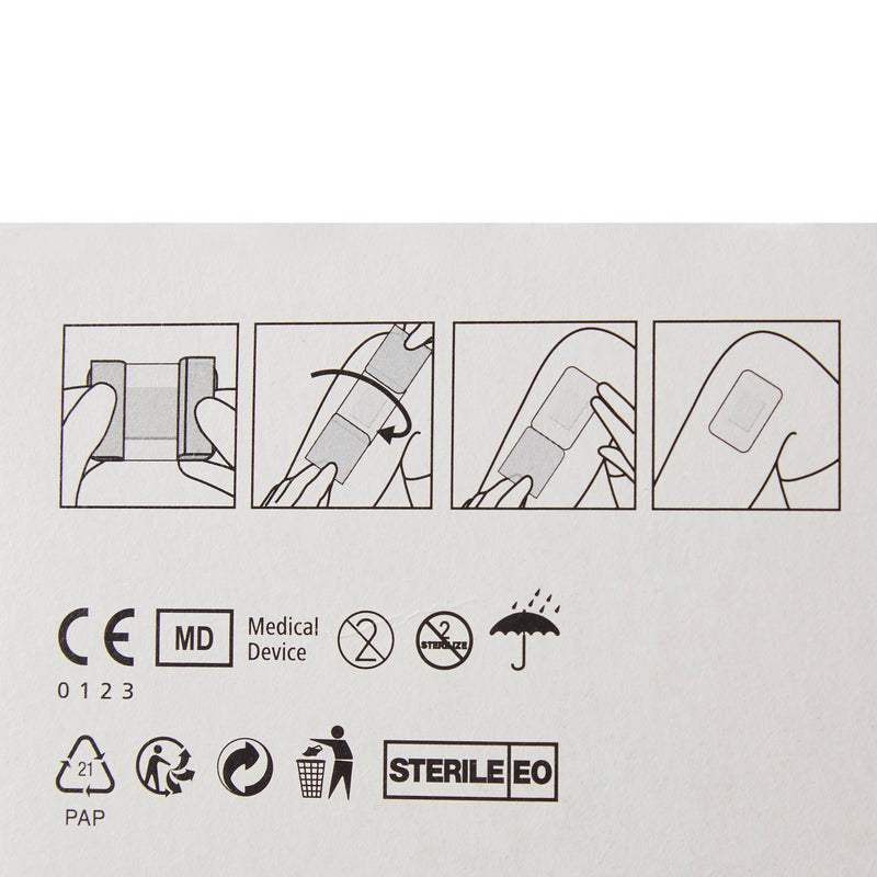 Cosmopor® Steril Island Dressing 4 X 4 Inch Square Sterile Water Resistant Backing (902132_EA) 1/EA