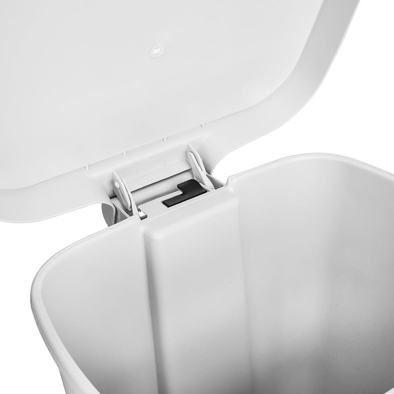 McKesson Trash Can 52 Quart / 13 gal. White Plastic Rectangular (1223698_EA) 1/EA