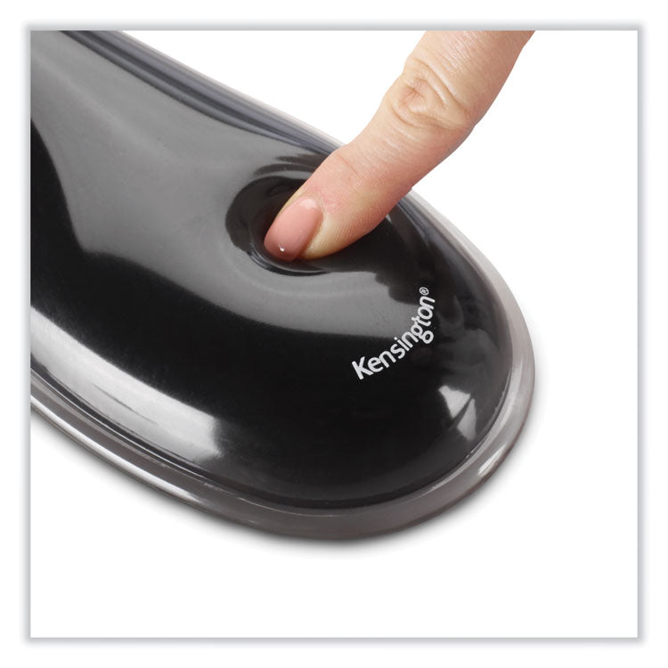 Kensington® Duo Gel Wave Mouse Pad with Wrist Rest, 9.37 x 13, Red (KMW62402) Each