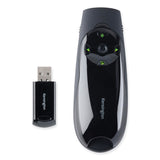 Kensington® Presenter Expert Wireless Cursor Control with Green Laser, Class 2, 150 ft Range, Black (KMW72426) Each