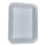 GEN Meat Trays, #4D, 9.47 x 7.12 x 1.32, White, 500/Carton (GEN4DWH)