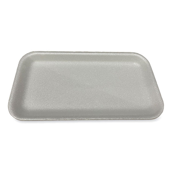 GEN Meat Trays, #17S, 8.5 x 4.69 x 0.64, White, 500/Carton (GEN17SWH)