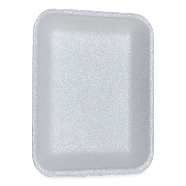 GEN Meat Trays, #3P, 8.7 x 6.6 x 1.1, White, 400/Carton (GEN3PWH)