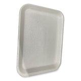 GEN Meat Trays, #4S, 9.5 x 7.25 x 0.5, White, 500/Carton (GEN4SWH)