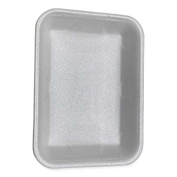 GEN Meat Trays, #4P, 9.5 x 7.19 x 1.2, White, 500/Carton (GEN4PWH)