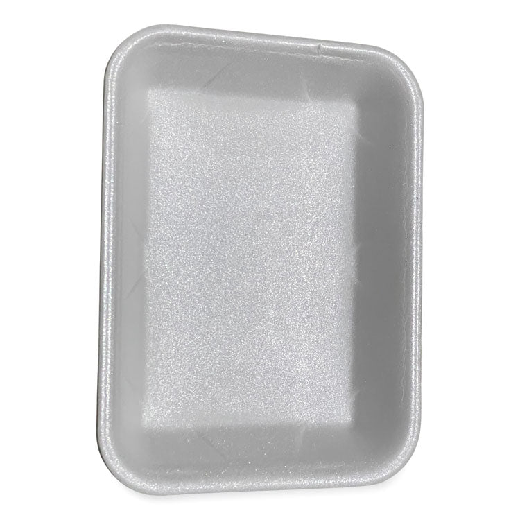 GEN Meat Trays, #4P, 9.5 x 7.19 x 1.2, White, 500/Carton (GEN4PWH) Case of 500