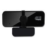 Adesso CyberTrack H6 4K USB Fixed Focus Webcam with Microphone, 3840 Pixels x 2160 Pixels, 8 Mpixels, Black (ADECYBERTRACKH6) Each