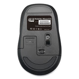 Adesso iMouse A10 Antimicrobial Wireless Mouse, 2.4 GHz Frequency/30 ft Wireless Range, Left/Right Hand Use, Black/Silver (ADEA10) Each
