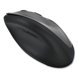 Adesso iMouse A20 Antimicrobial Vertical Wireless Mouse, 2.4 GHz Frequency/33 ft Wireless Range, Right Hand Use, Black/Granite (ADEA20) Each