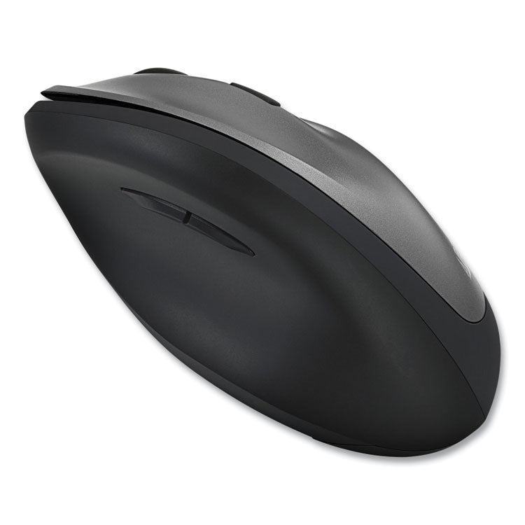 Adesso iMouse A20 Antimicrobial Vertical Wireless Mouse, 2.4 GHz Frequency/33 ft Wireless Range, Right Hand Use, Black/Granite (ADEA20) Each