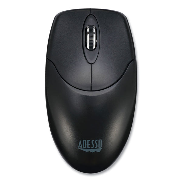 Adesso iMouse M60 Antimicrobial Wireless Mouse, 2.4 GHz Frequency/30 ft Wireless Range, Left/Right Hand Use, Black (ADEM60) Each