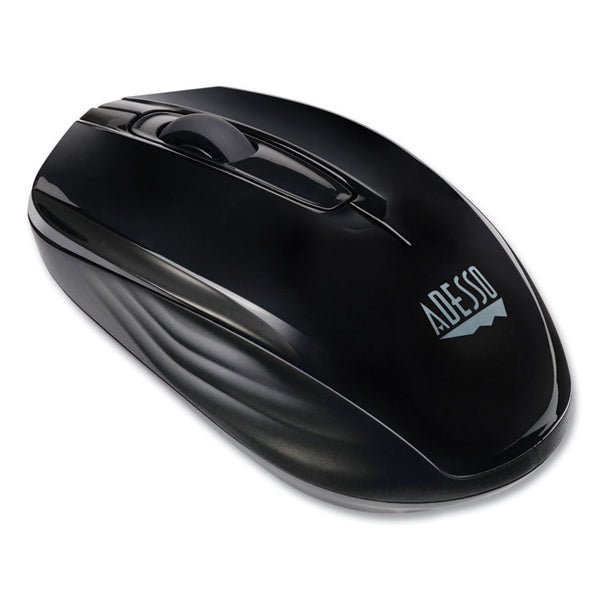 Adesso iMouse S50 Wireless Mini Mouse, 2.4 GHz Frequency/33 ft Wireless Range, Left/Right Hand Use, Black (ADEIMOUSES50B) Each