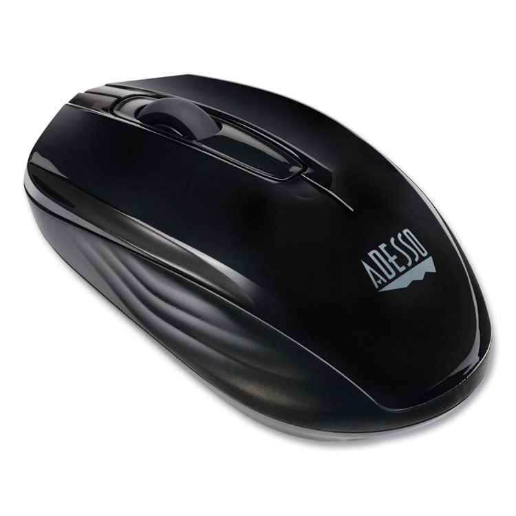 Adesso iMouse S50 Wireless Mini Mouse, 2.4 GHz Frequency/33 ft Wireless Range, Left/Right Hand Use, Black (ADEIMOUSES50B) Each