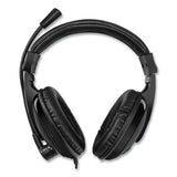 Adesso Xtream H5 Binaural Over The Head Multimedia Headset with Mic, Black (ADEXTREAMH5) Each
