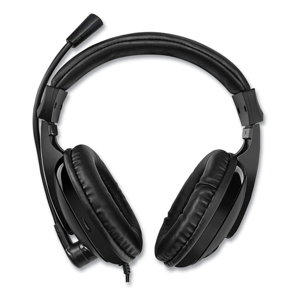 Adesso Xtream H5 Binaural Over The Head Multimedia Headset with Mic, Black (ADEXTREAMH5) Each