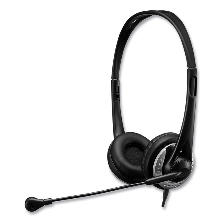 Adesso Xtream P2 Binaural Over The Head Headset with Microphone, Black (ADEXTREAMP2) Each