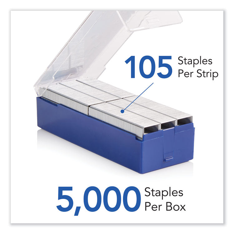 Swingline® S.F. 3 Premium Staples, 0.25" Leg, 0.5" Crown, Steel, 5,000/Box (SWI35440) Pack of 5000