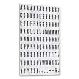 MasterVision® Interchangeable Magnetic Board Accessories, Letters, Black, 0,75"h (BVCKT2220) Each