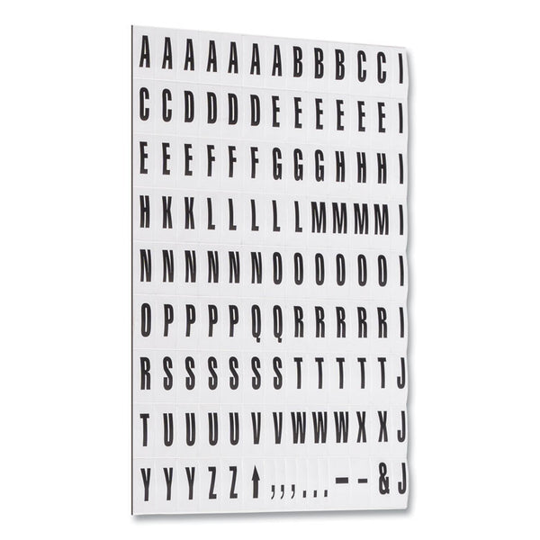 MasterVision® Interchangeable Magnetic Board Accessories, Letters, Black, 0,75"h (BVCKT2220) Each