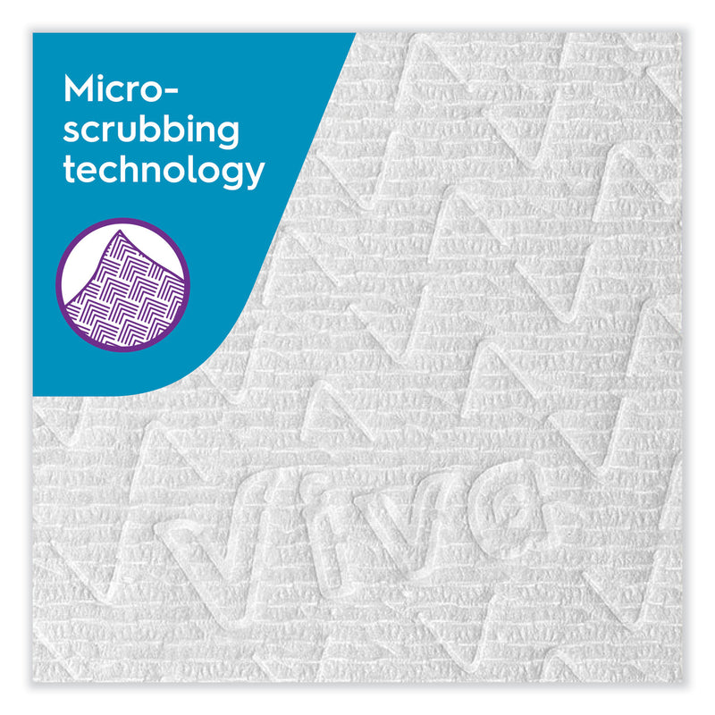 Viva® Multi-Surface Cloth Choose-A-Sheet Kitchen Roll Paper Towels 2-Ply, 11 x 5.9, White, 83/Roll, 6 Rolls/Pack, 4 Packs/Carton (KCM49413) Case of 24