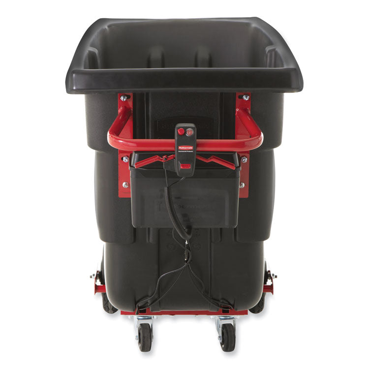 Rubbermaid® Commercial Motorized Roto Tilt Truck, 101 gal, 850 lb Capacity, Plastic, Black (RCP2173519)