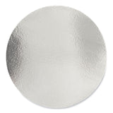 Boardwalk® Round Aluminum To-Go Container Lids, Flat Lid, 9", Silver, Paper, 500/Carton (BWKROUND9FLID) Case of 500