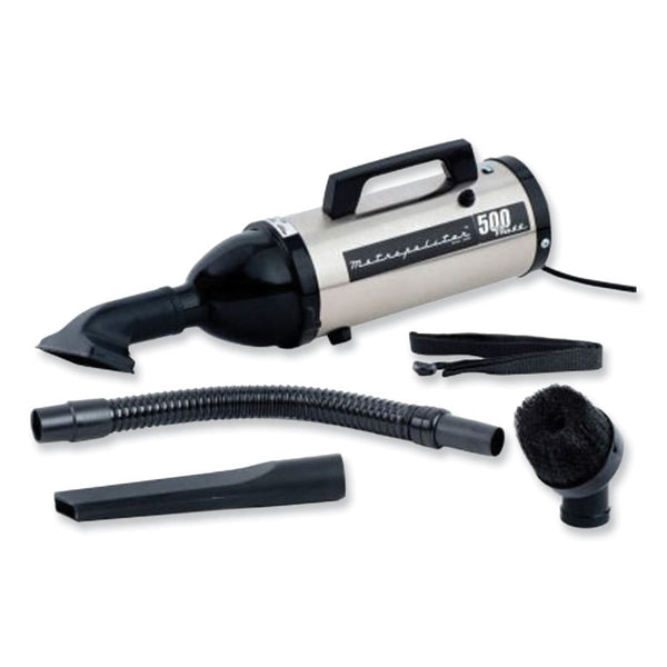 MetroVac Evolution Hand Vacuum, Silver/Black, Ships in 1-3 Business Days (MEV105577881)