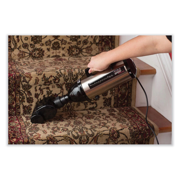 MetroVac Evolution Hand Vacuum with Turbo Brush, Silver/Black, Ships in 1-3 Business Days (MEV105578543)