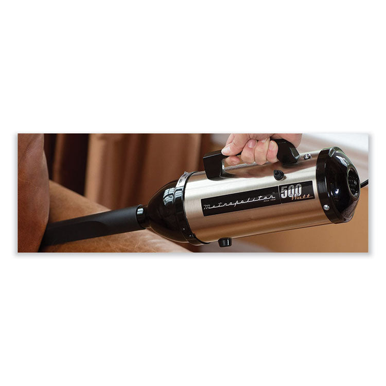 MetroVac Evolution Hand Vacuum, Silver/Black, Ships in 1-3 Business Days (MEV105577881)