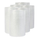 Universal® Bubble Packaging, 0.5" Thick, 12" x 30 ft, Perforated Every 12", Clear, 6/Carton (UNV4087902)