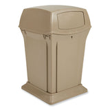 Rubbermaid® Commercial Ranger Fire-Safe Container, 45 gal, Structural Foam, Beige (RCP917188BG) Each