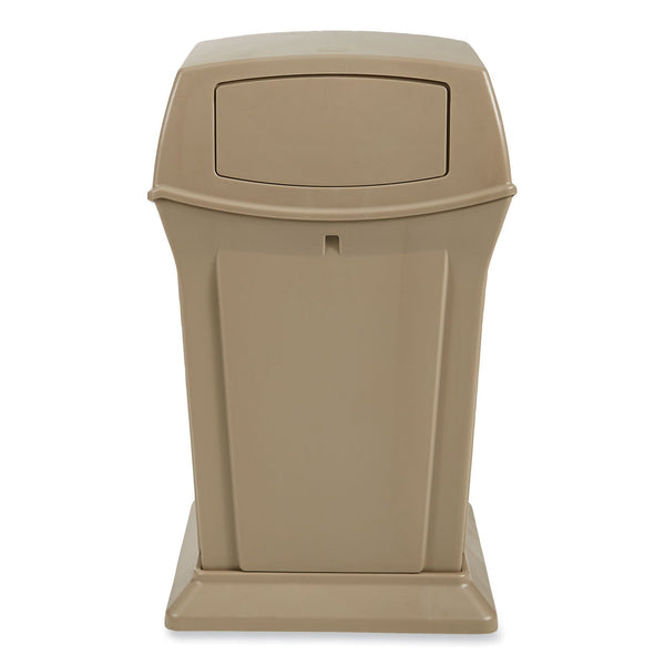 Rubbermaid® Commercial Ranger Fire-Safe Container, 45 gal, Structural Foam, Beige (RCP917188BG) Each