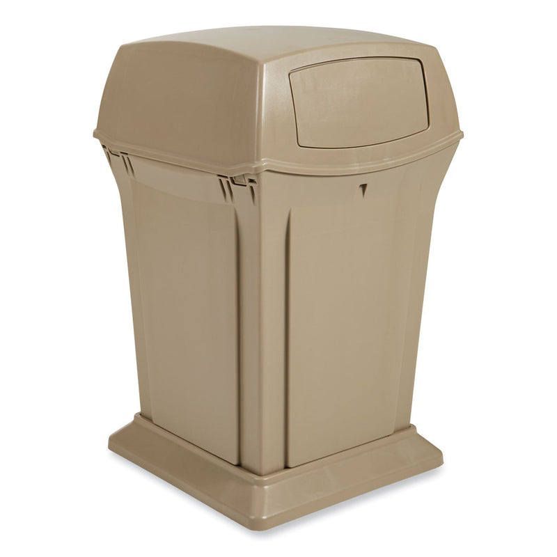 Rubbermaid® Commercial Ranger Fire-Safe Container, 35 gal, Structural Foam, Beige (RCP843088BG) Each