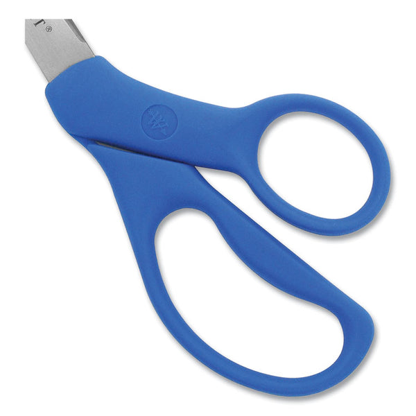 Westcott® Preferred Line Stainless Steel Scissors, 8" Long, 3.5" Cut Length, Blue Offset Handle (ACM43218) Each