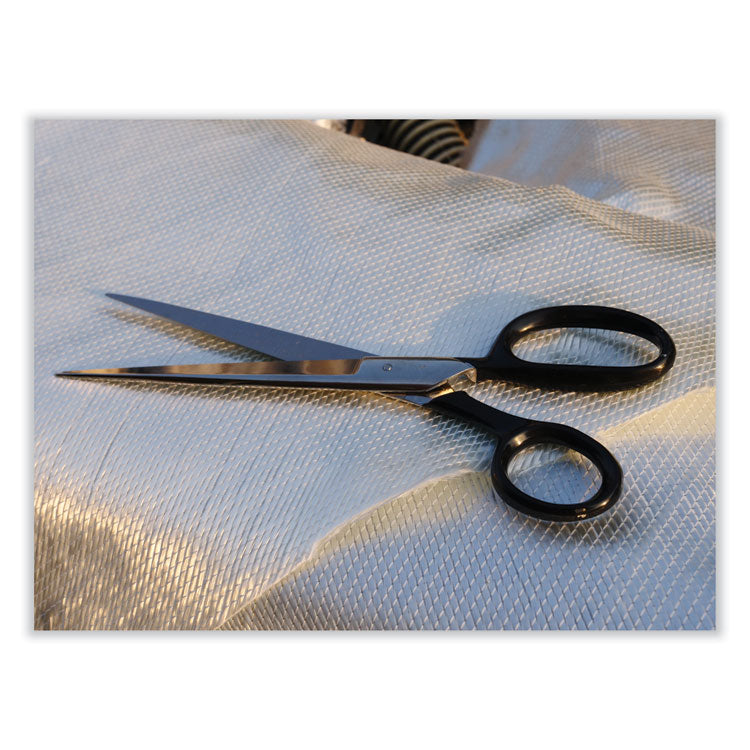 Clauss® Hot Forged Carbon Steel Shears, 9" Long, 4.5" Cut Length, Black Straight Handle (ACM10252) Each