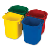 Rubbermaid® Commercial 5-Quart Disinfecting Utility Pail, Plastic, Yellow, 4/Carton (RCP1857374) Case of 4