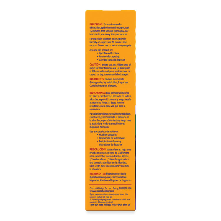 Arm & Hammer™ Fresh Scentsations Carpet Odor Eliminator, Island Mist, 30 oz Box, 6/Carton (CDC3320011535) Case of 6