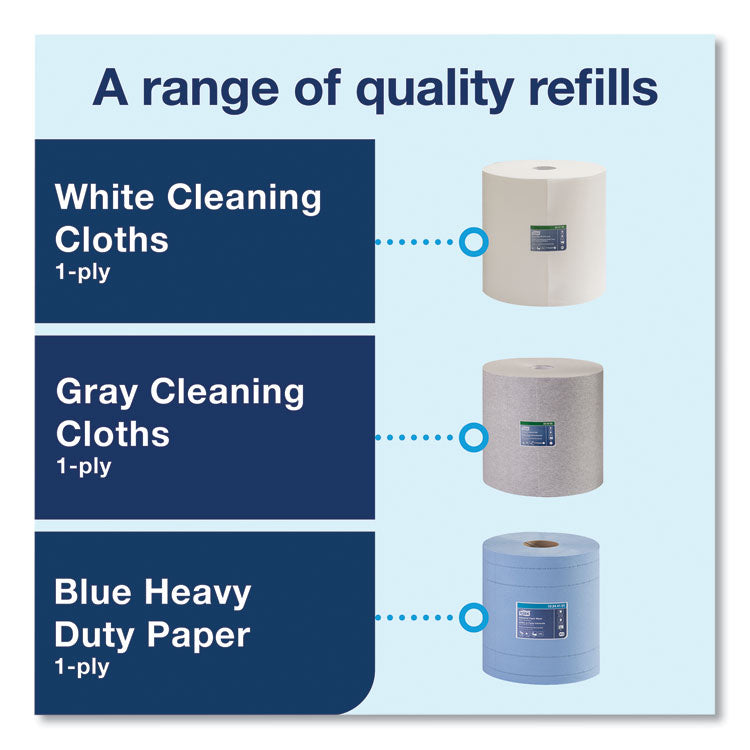 Tork® Heavy-Duty Cleaning Cloth, 1-Ply, 12.6" x 912.2 ft, White (TRK530105)