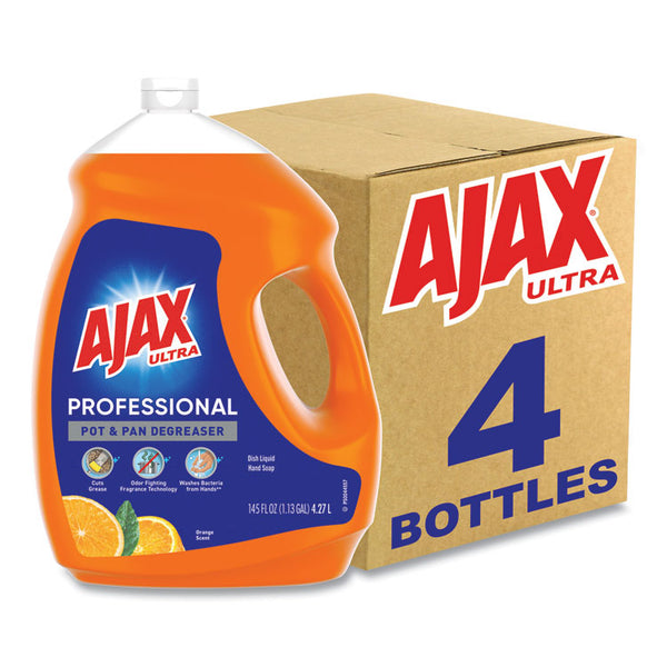 Ajax® Dish Detergent, Orange Scent, 145 oz Bottle, 4/Carton (CPC61034313CT)