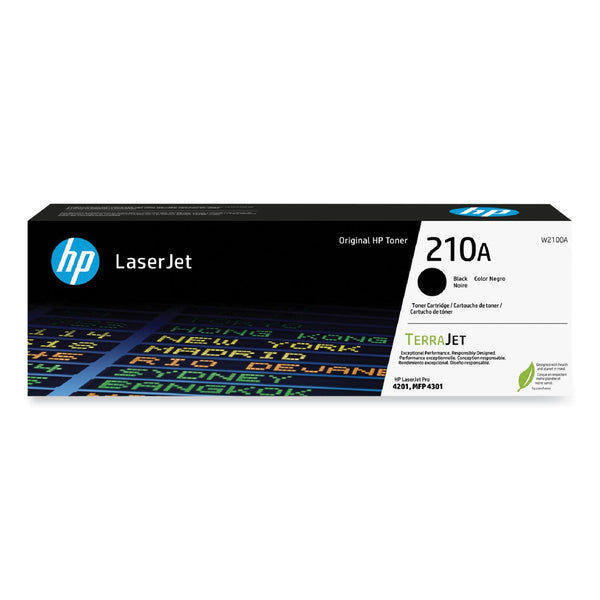 HP HP 210A, (W2100A) Black Original LaserJet Toner Cartridge (HEWW2100A)