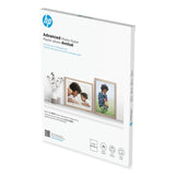 HP Advanced Photo Paper, 10.5 mil, 8 x 10, Glossy White, 25/Pack (HEW6J777A)