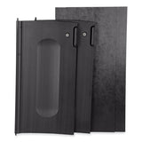 Rubbermaid® Commercial Executive Janitorial Cleaning Cart Locking Cabinet Door Kit, Black (RCP1995833) Each