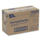 Georgia Pacific® Professional Two-Roll Bathroom Tissue Dispenser, 13.56 x 5.75 x 8.63, Smoke (GPC59206)