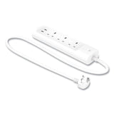 TP-Link Kasa Smart WiFi 3-Outlet Power Strip, 3 AC Outlets/2 USB Ports, White (TPLKP303) Each