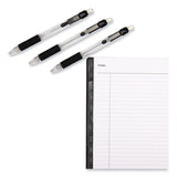 Zebra® Z-Grip Mechanical Pencil, 0.5 mm, HB (#2), Black Lead, Clear/Black Barrel, Dozen (ZEB52310) Case of 12